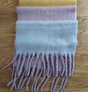 NWOT fringed maxi scarf